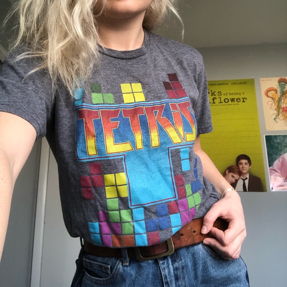 tetris graphic tee